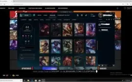 Conta LOL com 2 skins ultimates mais 42 skins