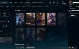 Conta LOL com 2 skins ultimates mais 42 skins