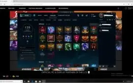 Conta LOL com 2 skins ultimates mais 42 skins