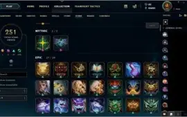 PLAT3 MMR D5 LVL178 SKINS 121 FALTANDO 7 CHAMPS 23K E. AZUL