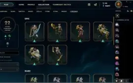 PLAT3 MMR D5 LVL178 SKINS 121 FALTANDO 7 CHAMPS 23K E. AZUL