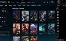 PLAT3 MMR D5 LVL178 SKINS 121 FALTANDO 7 CHAMPS 23K E. AZUL
