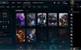PLAT3 MMR D5 LVL178 SKINS 121 FALTANDO 7 CHAMPS 23K E. AZUL