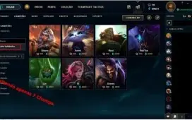 PLAT3 MMR D5 LVL178 SKINS 121 FALTANDO 7 CHAMPS 23K E. AZUL