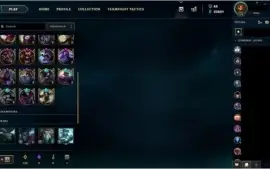 PLAT3 MMR D5 LVL178 SKINS 121 FALTANDO 7 CHAMPS 23K E. AZUL