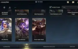 [barato] conta wild rift 17 skins