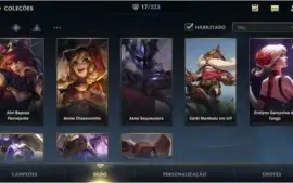 [barato] conta wild rift 17 skins
