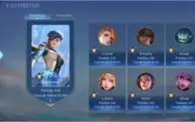 Continha incrível, com skins raras