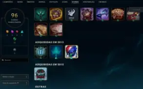 Conta League of Legends Full Acesso - 77 Champs e 36 Skins