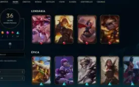 Conta League of Legends Full Acesso - 77 Champs e 36 Skins