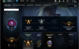 Conta ouro 4 com 69 champs e 38 skins