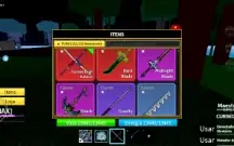 Conta Roblox upada em blox fruits e king legacy e all star