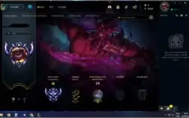 Conta lol diamante 2 71% Win Rate