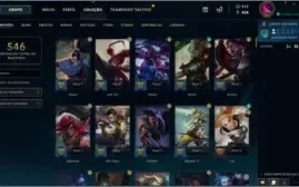 Conta de lol, nivel 250, 240 skins
