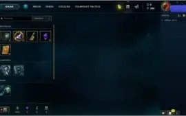 Conta Nvl 49 Ouro IV 29 champs 8 Skins por R$60,00
