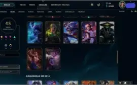 ACC 41K(MIL) EA 92 CHAMPS E 45 SKINS POR R$120,00 Leve agora