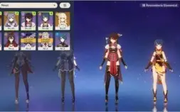 Keqing, Mona, Beidou, Xiangqiu, Xiangling, Noelle - AR16