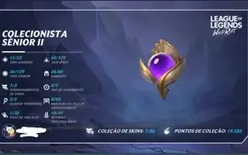 Conta com 112 Skins Wild Rift