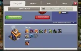 Conta Clash Of Clans cv12 qse full