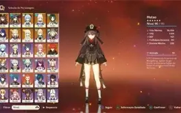 CONTA GENSHIN AR55 SHOGUN+HUTAO+XIAO+YAE MIKO +