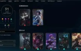 CONTA LEAGUE OF LEGENDS E WILD RIFT