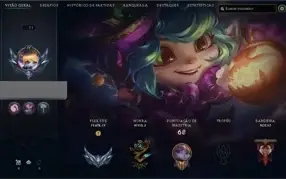 CONTA LEAGUE OF LEGENDS E WILD RIFT
