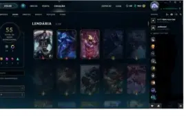 Conta no lol Diamante 5