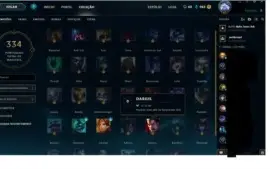 Conta no lol Diamante 5