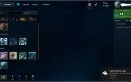 CONTA LOL DIAMANTE 4|22 SKINS(2 LENDÁRIAS)+ acc lvl 6 GRÁTIS