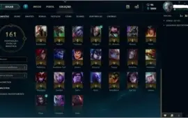 CONTA LOL DIAMANTE 4|22 SKINS(2 LENDÁRIAS)+ acc lvl 6 GRÁTIS