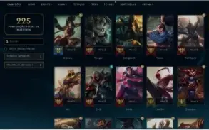 conta diamante 4 28 skins 66 campeões