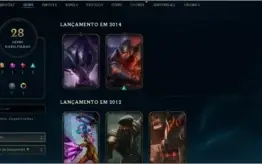conta diamante 4 28 skins 66 campeões