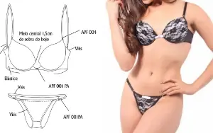 Kit Moldes PDFLingerie Calcinha Básica Plus Size