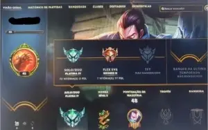 Conta de lol platina 4 -soloq