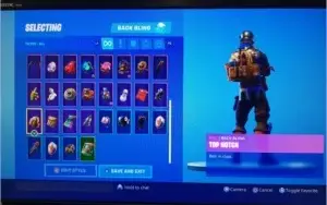 Fortnite acount with especial skins