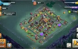 Conta Clash of Clans recém CV13/Base Construtor 9 quase full