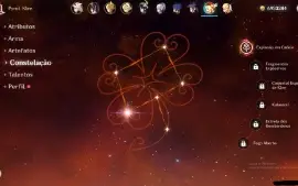 Conta do Genshin/Honkai, AR 52/Level 82, Ayaka C1 e Klee C1