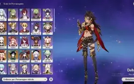 Conta do Genshin/Honkai, AR 52/Level 82, Ayaka C1 e Klee C1
