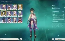 AR35Xiao, arco de amos+orgulho celestial+36 resinas frágeis