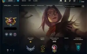 CONTA LOL 57 SKINS
