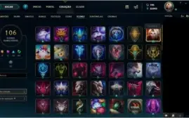acc ouro 5 com 65 pdl nivel 164 quase 165 com 35 skins