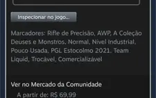 AWP | SOL EM LEÃO (pouco usada)