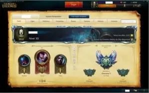 Conta League Of Legends Diamond V / 53 Skins / 118 Champions