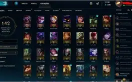Conta Lol Ranked Prata 4