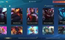 Conta Wild Rift ex Grão Mestre com 111 skins
