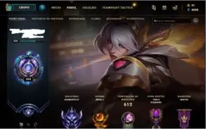 CONTA LEAGUE OF LEGENDS 384 SKINS - RAMUS REI