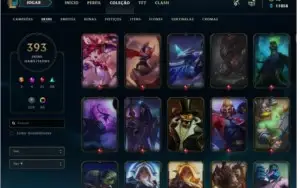 CONTA LEAGUE OF LEGENDS 384 SKINS - RAMUS REI