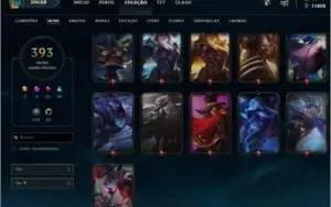 CONTA LEAGUE OF LEGENDS 384 SKINS - RAMUS REI