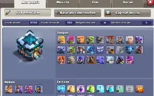 Conta Clash Of Clans Cv13
