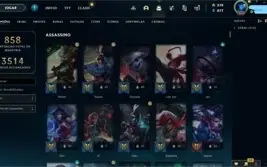 Conta lol - 865 Skins (5 Ult., 22 Prest., 10 Vit.) - Ouro IV